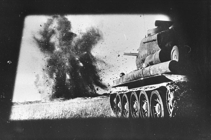 Т-34-85 в бою. Взгляд из люка