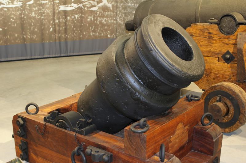 2-пудовая мортира в Музее отечественной военной истории