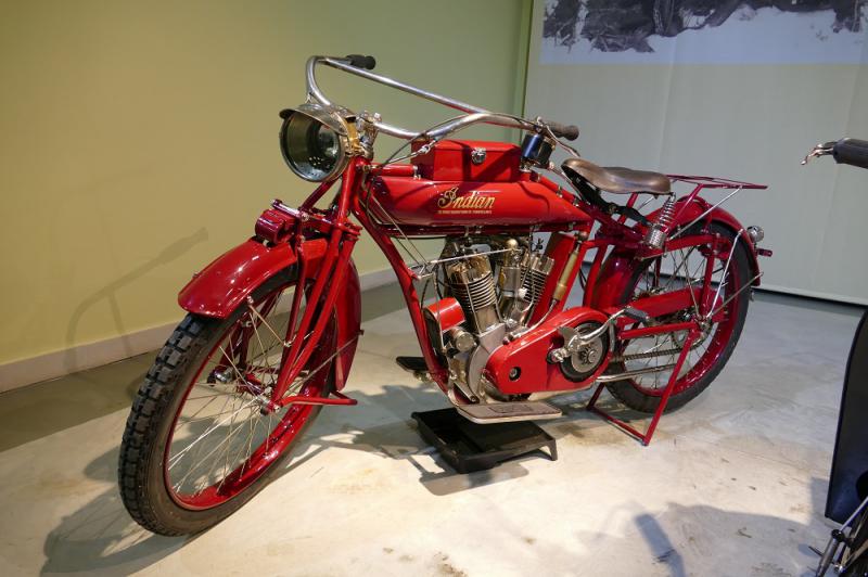 Мотоцикл «Индиан» в Музее отечественной военной истории