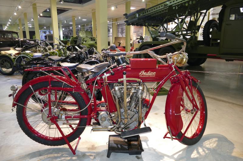 Мотоцикл «Индиан» в Музее отечественной военной истории