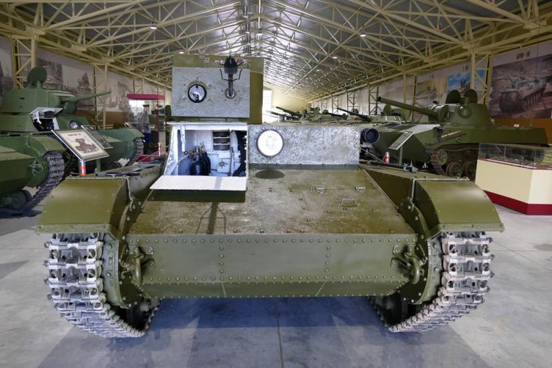 Танк ХТ-26 в Музее отечественной военной истории
