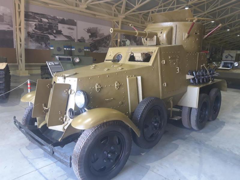 Бронеавтомобиль БА-6 в Музее отечественной военной истории