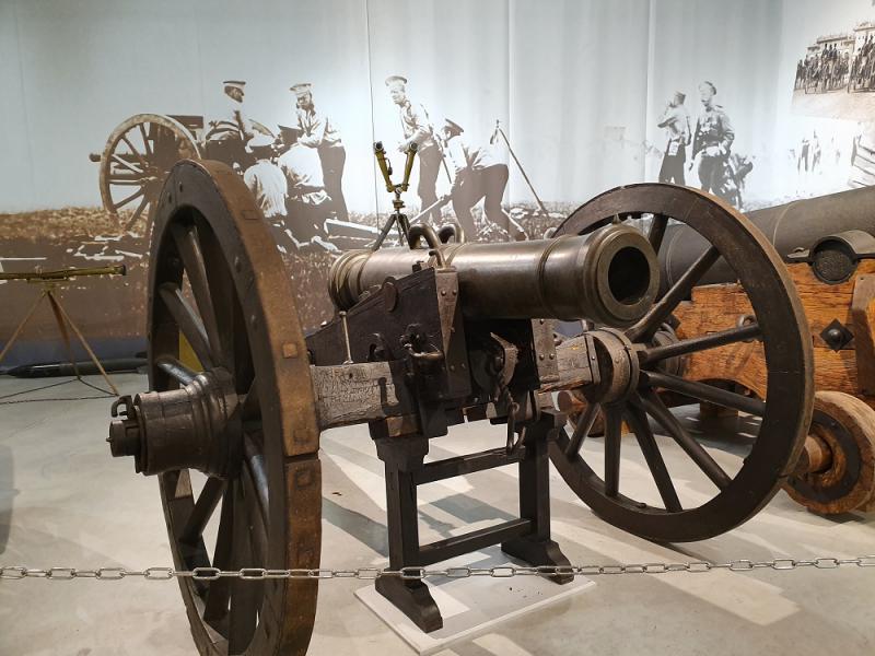Единорог образца 1805 г. в Музее отечественной военной истории