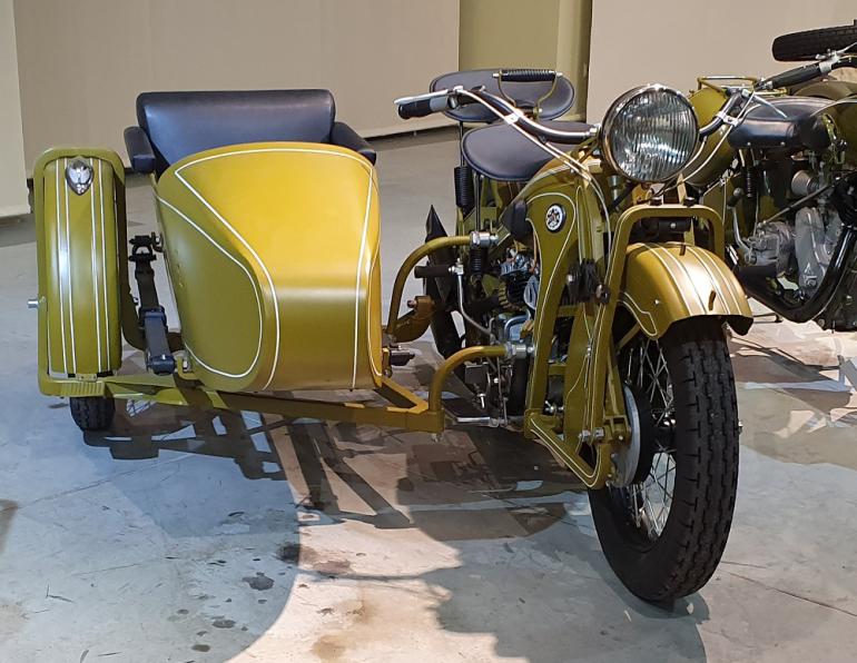 Мотоцикл ПМЗ-А-750 в Музее отечественной военной истории