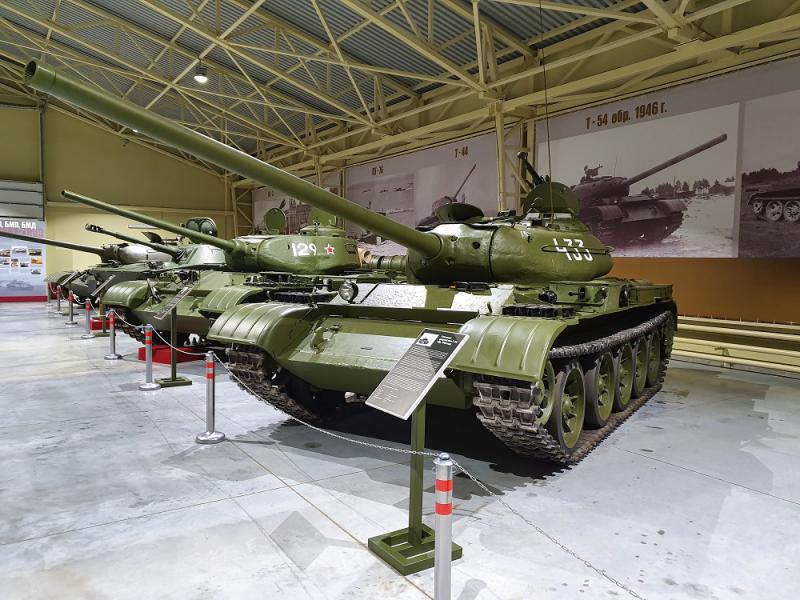 Т-54 образца 1946 г. в Танковом корпусе музея