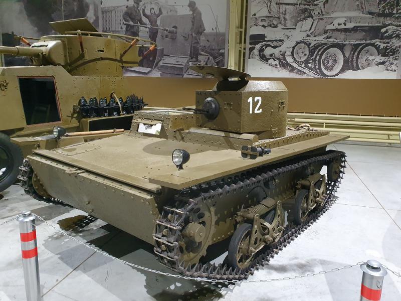 Т-38 в Музее отечественной военной истории