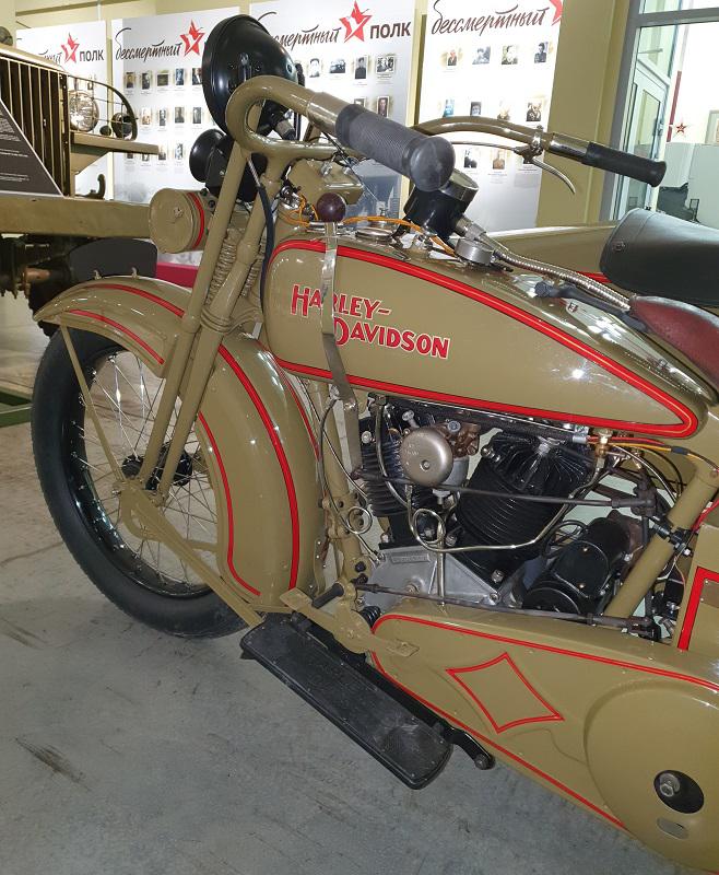 Harley-Davidson JD в Музее отечественной военной истории