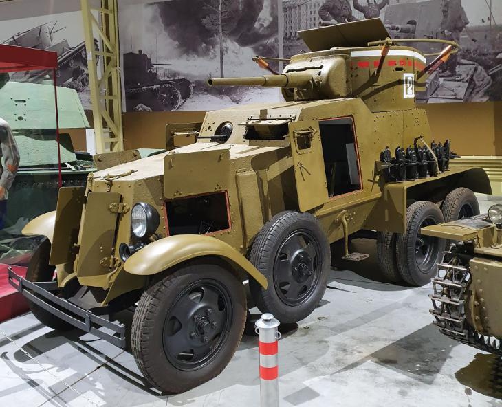 Бронеавтомобиль БА-6 в Музее отечественной военной истории