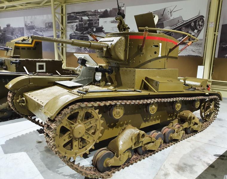 Т-26 образца 1933 г. в Музее отечественной военной истории