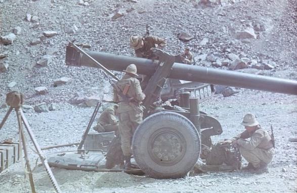 М-240 в Афганистане. Подготовка к выстрелу