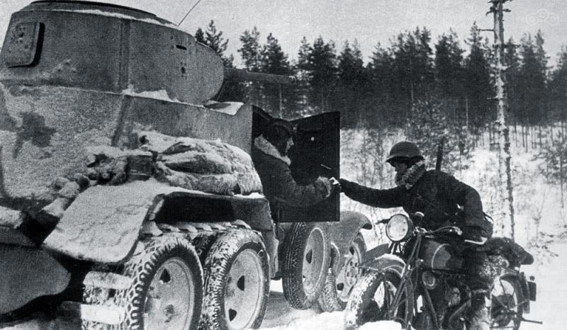 БА-10. Советско-финская война. 1940
