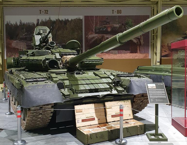 Танк T-80БВ в Музее отечественной военной истории