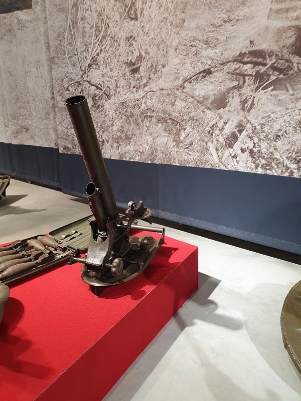 50-мм миномет образца 1941 г. в Музее отечественной военной истории