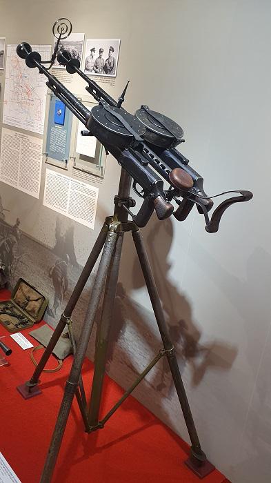 Пулемет авиационный ДА в музее