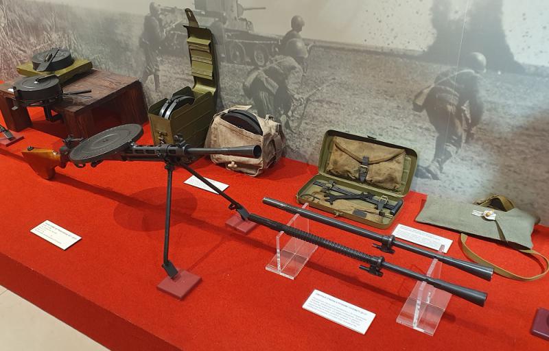 Пулемет пехотный ДП в музее